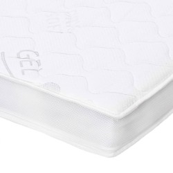 vidaXL Coprimaterasso 120x200 cm Schiuma di Gel 7 cm