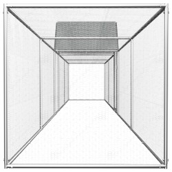    Pollaio 9x1x1,5 m in Acciaio Zincato