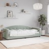 vidaXL Letto da Giorno Grigio Chiaro 80x200 cm in Velluto