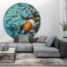 WallArt Carta da Parati Circolare Nemo the Anemonefish 190 cm