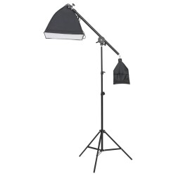    Kit per Studio Fotografico con Set di Luci e Fondale