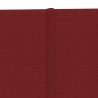 vidaXL Pannelli Murali 12 pz Rosso Vino 90x15 cm Tessuto 1,62 m²