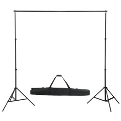    Kit per Studio Fotografico con Set Luci, Fondale e Riflettore