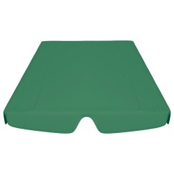    Baldacchino per Dondolo da Giardino Verde 150/130x70/105 cm