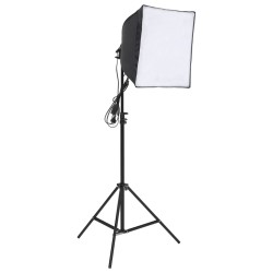    Kit per Studio Fotografico con Set Luci, Fondale e Riflettore