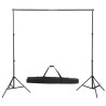    Kit per Studio Fotografico con Set Luci, Fondale e Riflettore