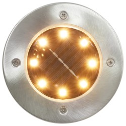    Lampade Solari da Terra 8 pz Luci a LED Bianche