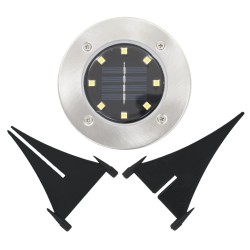    Lampade Solari da Terra 8 pz Luci a LED Bianche