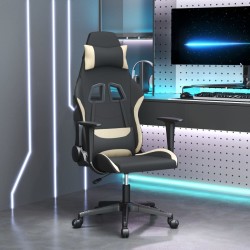 vidaXL Sedia da Gaming Nero...