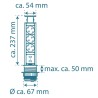 SCHÜTTE Presa da Incasso a 3 Vie E1 Nera