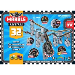 Marble Racetrax Set Pista per Biglie 32 Fogli 5 m