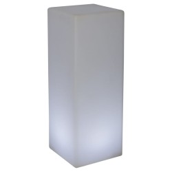 Eurotrail Lampada da Terra Quadrata Ricaricabile a LED 80 cm