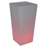 Eurotrail Lampada LED Ricaricabile/Vaso di Fiori Rotondo 80 cm