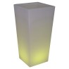 Eurotrail Lampada LED Ricaricabile/Vaso di Fiori Rotondo 80 cm