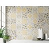 Grosfillex Pannelli Murali Accent 9 pz 15,4x120 cm Giallo Andaluso