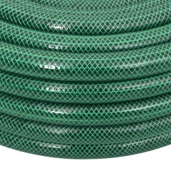 vidaXL Set Tubo da Giardino con Raccordi Verde 0,9" 20 m in PVC