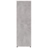    Armadio da Bagno Grigio Cemento 30x30x95 cm in Truciolato