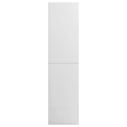    Armadio Bianco Lucido 100x50x200 cm in Truciolato