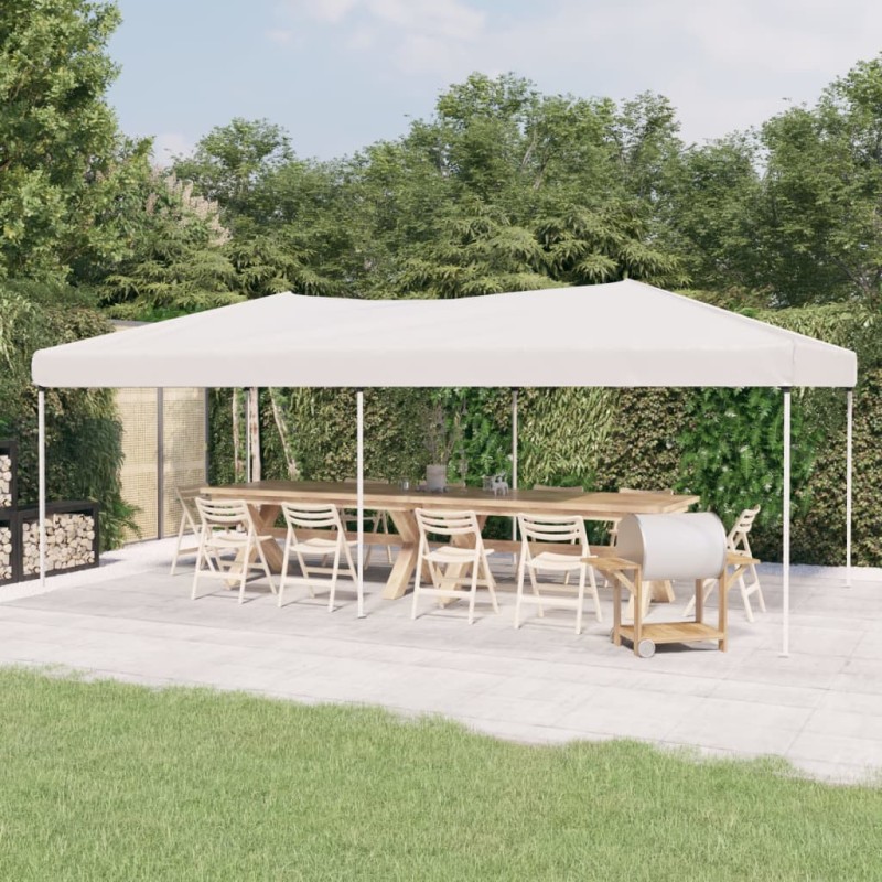    Tenda per Feste Pieghevole Bianco 3x6 m