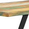 vidaXL Panca 110 cm in Legno Massello di Recupero