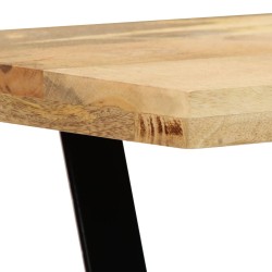 vidaXL Panca 110 cm in Legno Massello di Mango