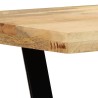 vidaXL Panca 110 cm in Legno Massello di Mango