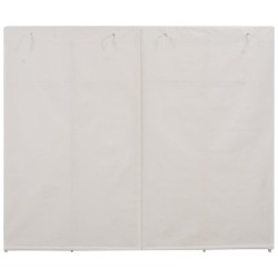 vidaXL Armadio Bianco 200x40x170 cm in Tessuto