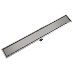    Canaletta Drenaggio per Doccia Doppia 1030x140 mm Acciaio Inox