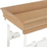 vidaXL Mobile Portavini Bianco 70x22,5x70,5 cm in MDF