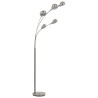    Lampada da Terra 200 cm 5 Bulbi E14 Argento