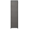 vidaXL Armadio Pieghevole Grigio 110x45x175 cm in Tessuto