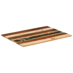 vidaXL Piano Tavolo Rettangolare 60x80 cm 15-16 mm Legno di Recupero