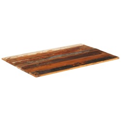 vidaXL Piano Tavolo Rettangolare 60x90 cm 15-16 mm Legno di Recupero