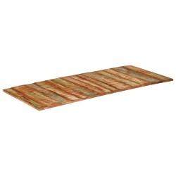 vidaXL Piano Tavolo Rettangolare 60x140 cm 15-16 mm Legno di Recupero