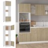    Armadio per Microonde Rovere Sonoma 60x57x207 cm in Truciolato