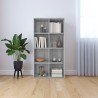    Libreria/Credenza Grigio Sonoma 66x30x130 cm Legno ingegnerizzato