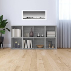    Libreria/Credenza Grigio Sonoma 66x30x130 cm Legno ingegnerizzato