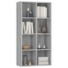    Libreria/Credenza Grigio Sonoma 66x30x130 cm Legno ingegnerizzato