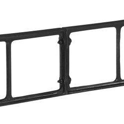 vidaXL Gambe per Tavolo da Pranzo 150x68x73 cm in Ghisa