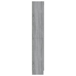    Mobile Vetrina Grigio Sonoma 82,5x30,5x185,5 Legno ingegnerizzato