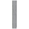    Mobile Vetrina Grigio Sonoma 82,5x30,5x185,5 Legno ingegnerizzato