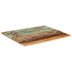 vidaXL Piano Tavolo Rettangolare 70x80 cm 15-16 mm Legno di Recupero