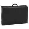    Lettino da Massaggio Portatile in Similpelle 185x78x76 cm Nero