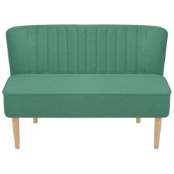 vidaXL Divano in Stoffa 117x55,5x77 cm Verde 