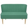 vidaXL Divano in Stoffa 117x55,5x77 cm Verde 