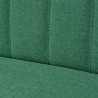 vidaXL Divano in Stoffa 117x55,5x77 cm Verde 