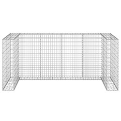    Gabbione per Bidoni in Acciaio Zincato 254x100x110 cm