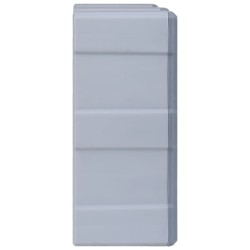    Mobile Contenitore con 40 Cassetti 52x16x37,5 cm Grigio