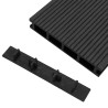    Tappi per Decking 10 pz Plastica Nero