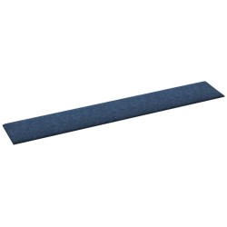 vidaXL Pannelli Murali 12 pz Blu 90x15 cm Tessuto 1,62 m²